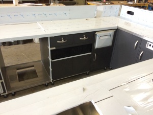 banchi piani bar inox